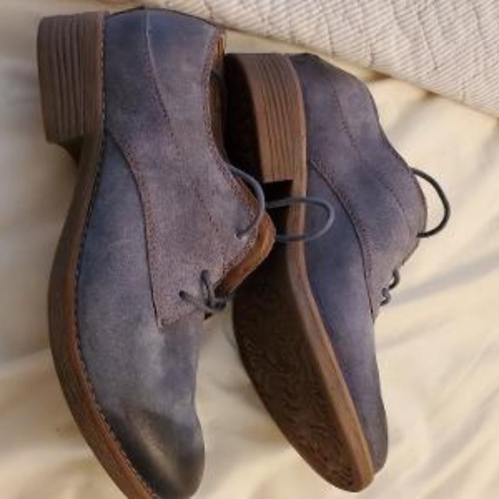 COMFORTIVA BRAND TOLLA OXFORDS 8M DENIM BLUE